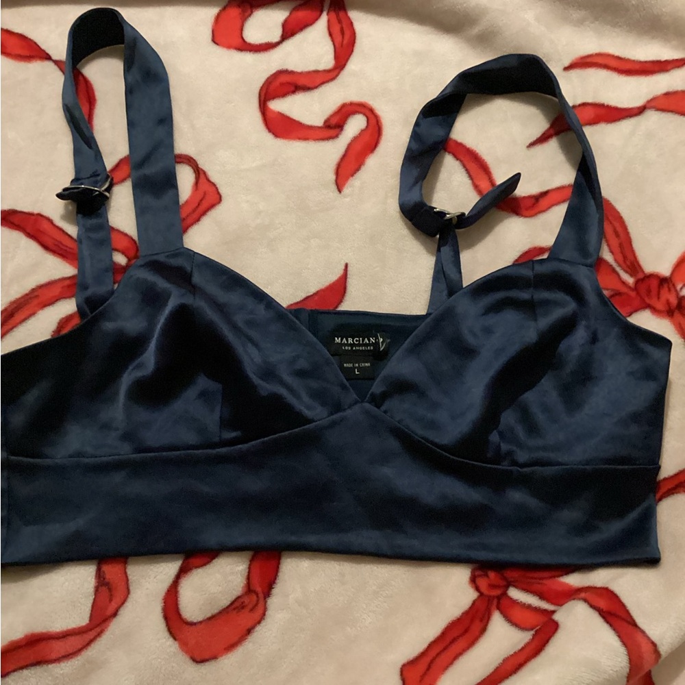Marciano Blue Triangle-Cup Bra